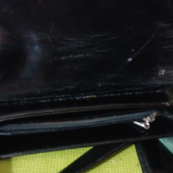 Brown and Black Leather Shoulder Bag Vintage - Picture 6 of 8